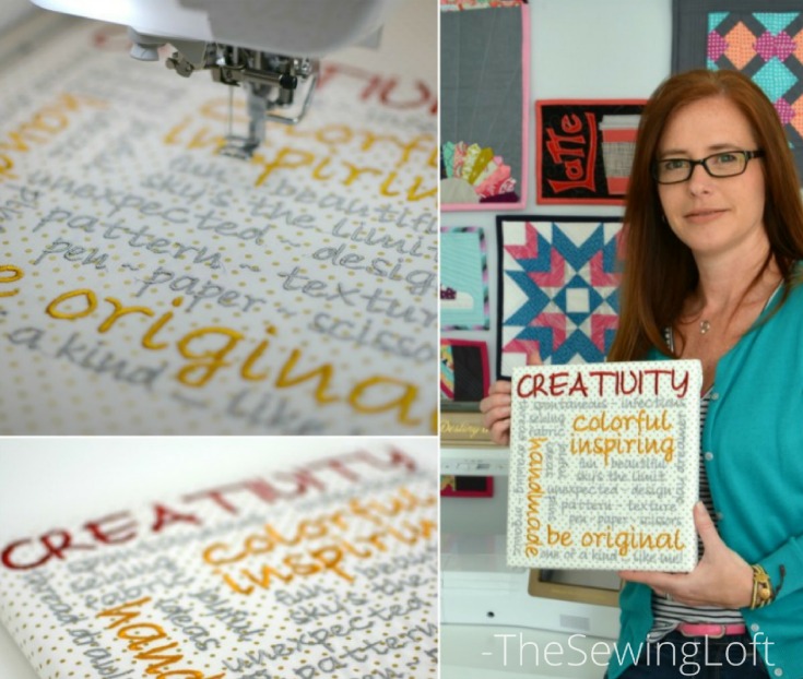 Learn how to design subway style embroidery with the built in fonts on your Destiny II sewing machine. Video shows how to add words and adjust step by step.