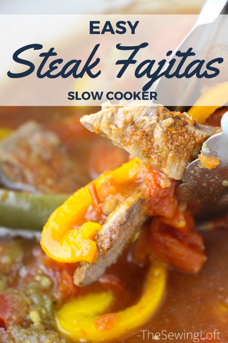 You can make this slow cooker steak fajitas recipe in 4 easy steps. This simple yet delicious crock-pot dish is perfect any day of the week. 