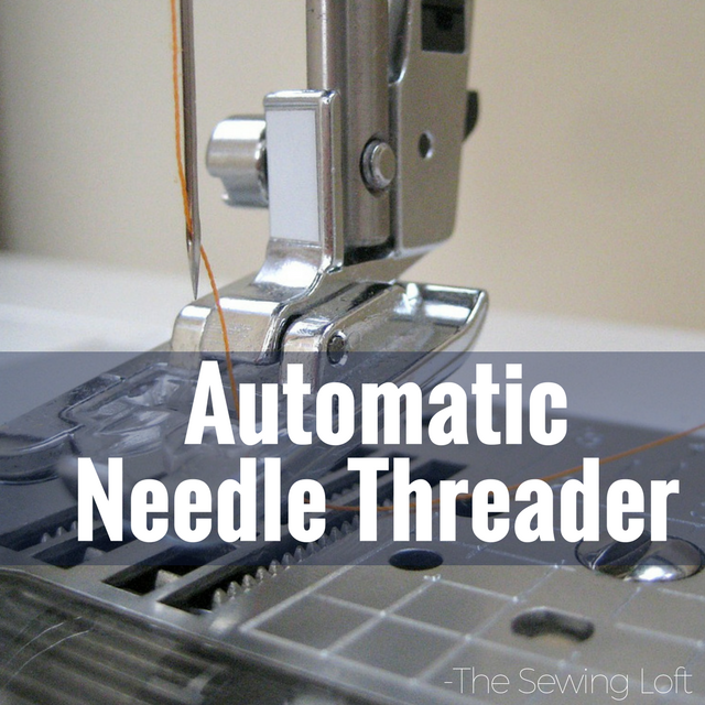 The automatic needle threader is a game changing feature on any sewing machine. See how easy it is to use and why it is so important. 
