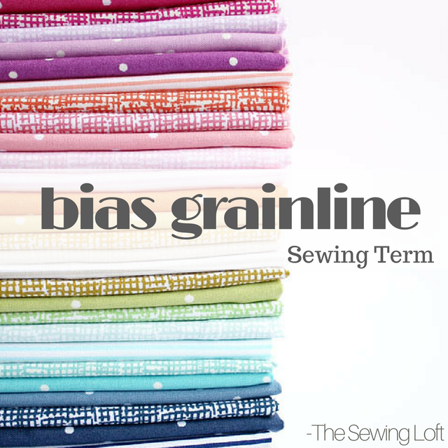 Bias Grainline Basics Sewing Term The Sewing Loft
