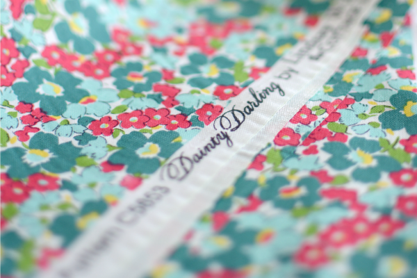 The Dainty Darling fabric line by Lindsay Wilkes has just hit the stores and I could hardly wait to test one of my new quilt patterns with it. 