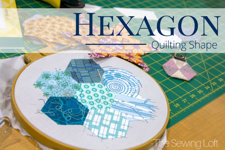 Hexagons are a popular quilting shape from yesteryear that is perfectly sized for fussy cutting and english paper piecing. 