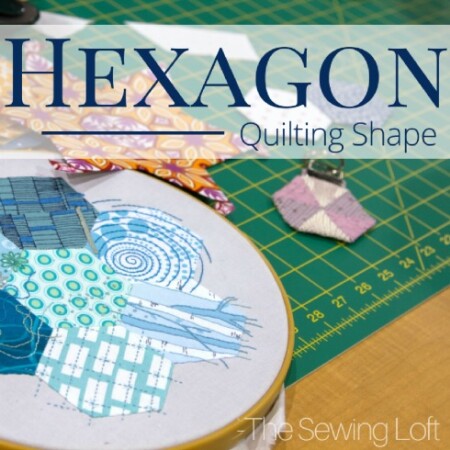 Hexagons are a popular quilting shape from yesteryear that is perfectly sized for fussy cutting and english paper piecing.