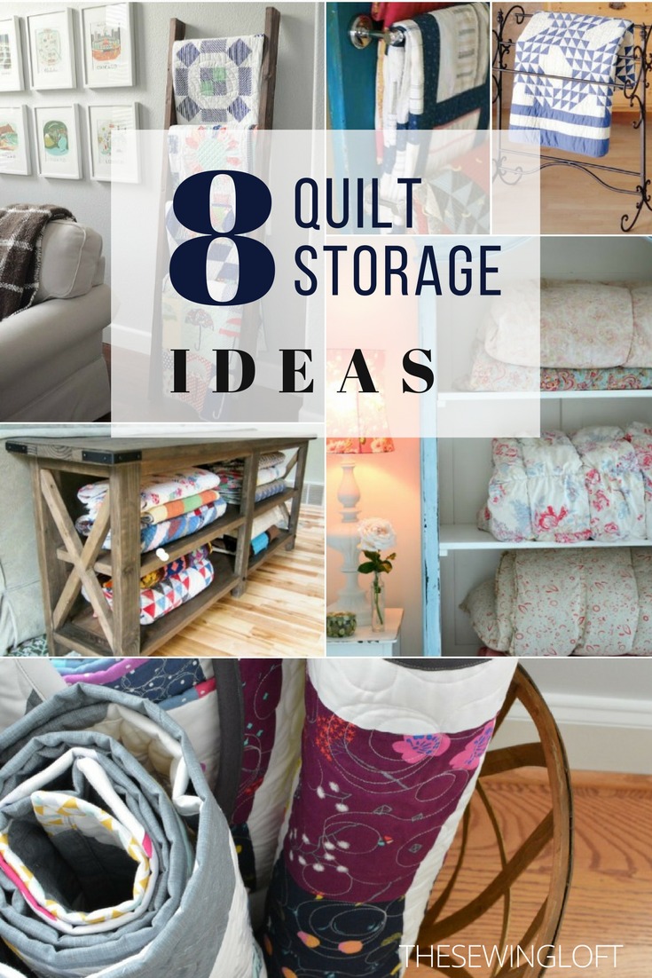 Turn your handmade treasures into works of art with these cool quilt storage container ideas. Each one is perfect for displaying and decorating your space. 