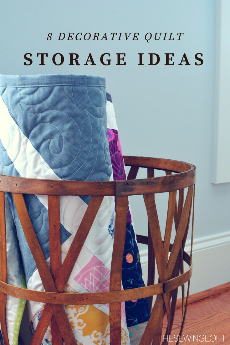 Don't hide your treasures away instead check out these cool quilt storage container ideas and use them to decorate your space. 