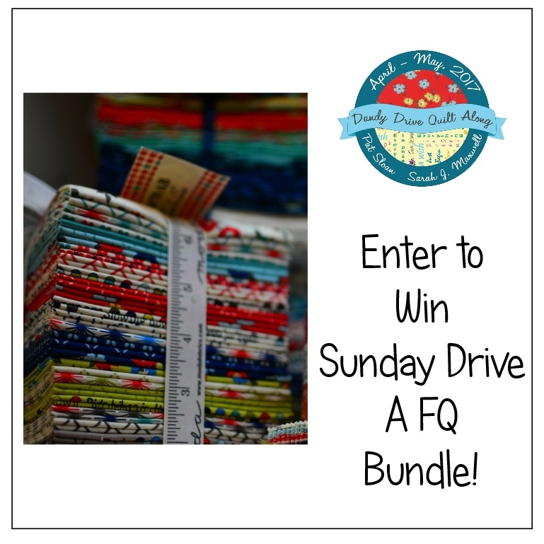 Come stitch along with us on the Dandy Drive quilt tour. Each week there will be fun prizes and friends.