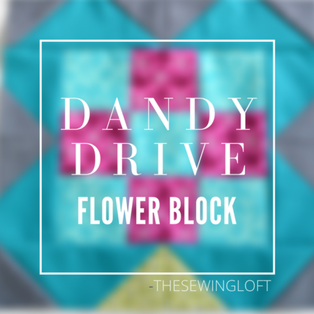 My Dandy Drive Flower blocks are coming together. This pattern is the perfect skill builder to brush up on your techniques. Each week there will be new block to learn and fun prizes to win.