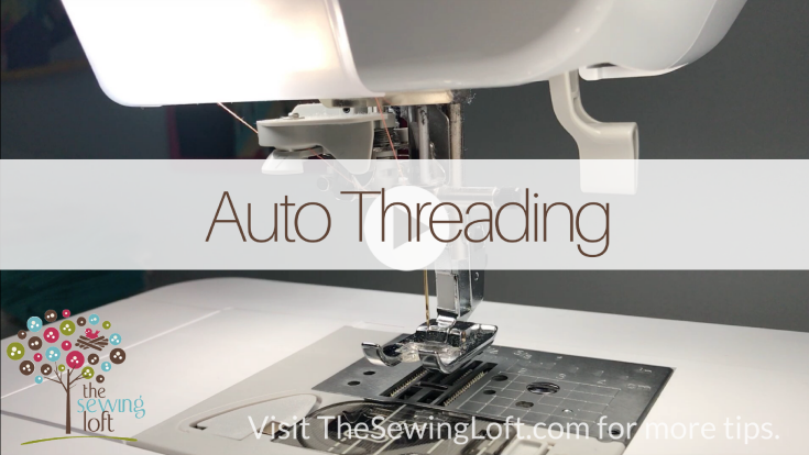 The automatic needle threader is a game changing feature on any sewing machine. See how easy it is to use and why it is so important. 