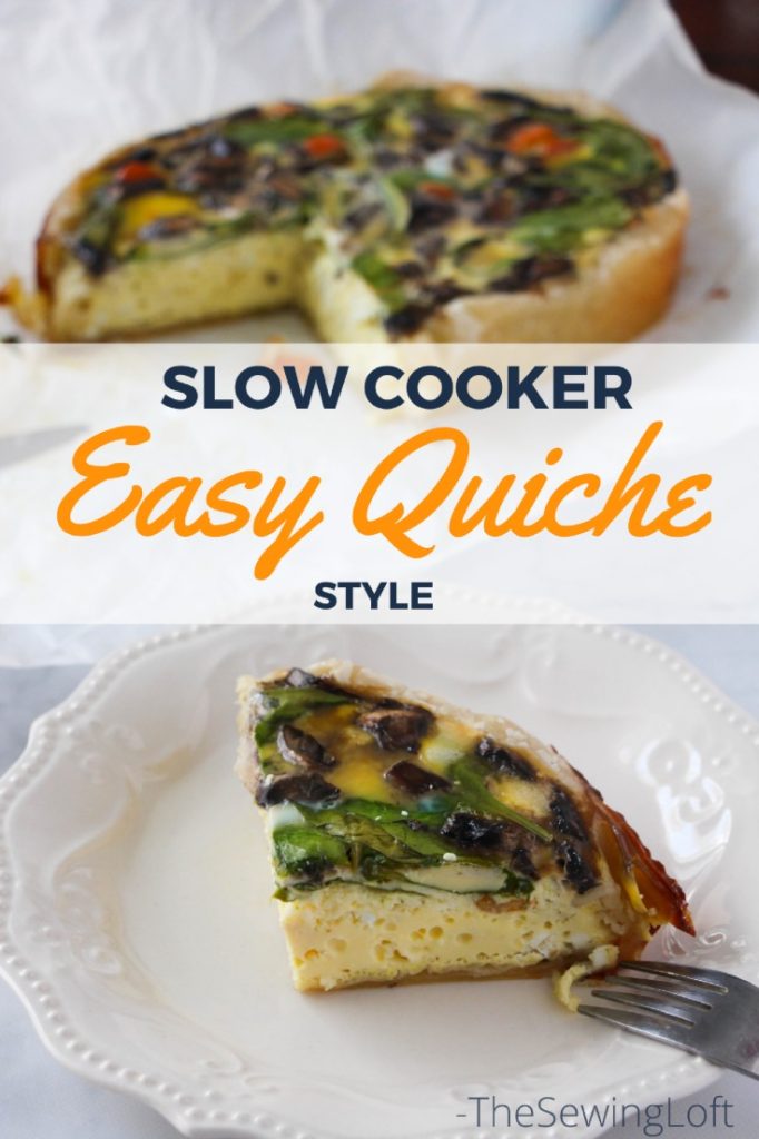 Slow Cooker Easy Quiche Recipe The Sewing Loft
