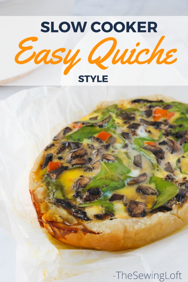 Puff pastry never tasted so good!! Pull out the slow cooker and get ready to reclaim your time back with my latest slow cooker easy quiche recipe. 