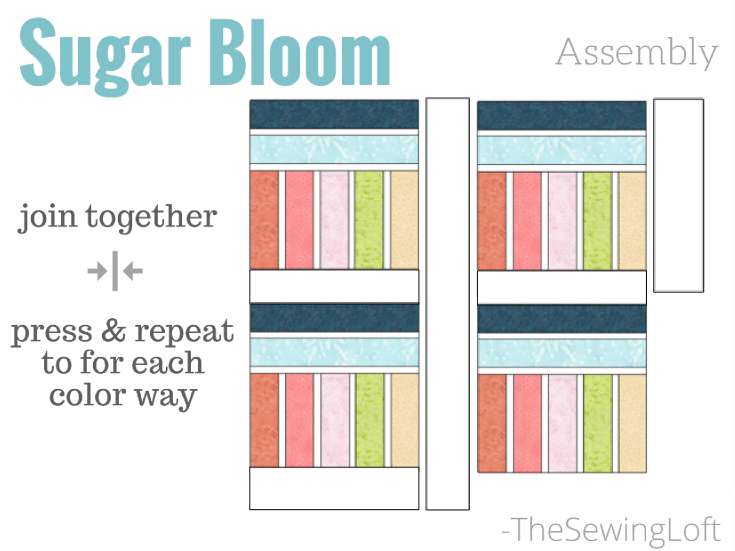 It's time to work on our Sugar Bloom quilt layout and wrap up spring quilt. These easy tips will make quick work of the sewing time. 