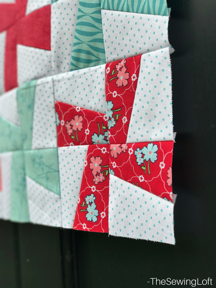 Brush up your quilting skills with this fun and fast project. The Cartwheels mini from Fabric editions features strip piecing and templates. This skill builder is one that you will want to have in your tool belt- includes video.