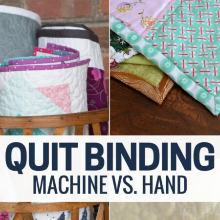 Which do you prefer: machine quilt binding or hand stitched binding? This is a question we asked our audience and the reasons are amazing.