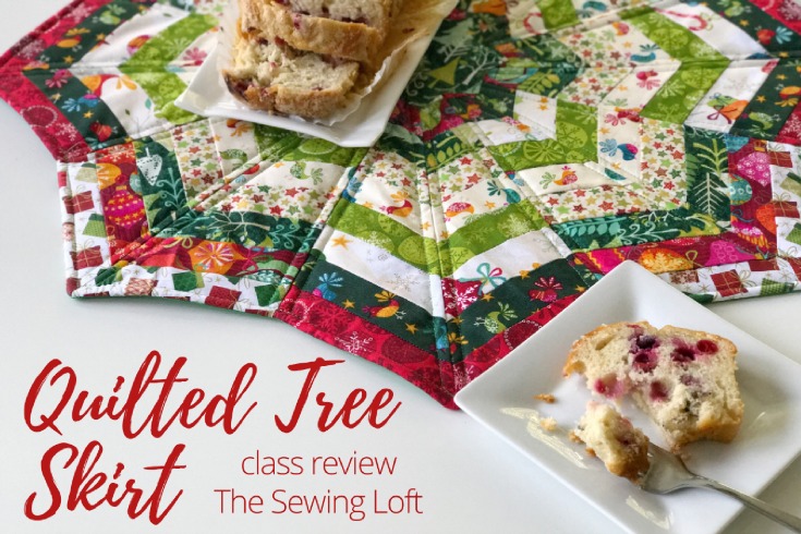 Get ahead of the holiday season with this quilted tree skirt. The video lessons make it a fun and easy project to make. Perfect for a stress free holiday. 