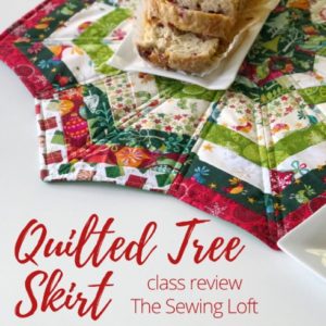 Get ahead of the holiday season with this quilted tree skirt. The video lessons make it a fun and easy project to make. Perfect for a stress free holiday.