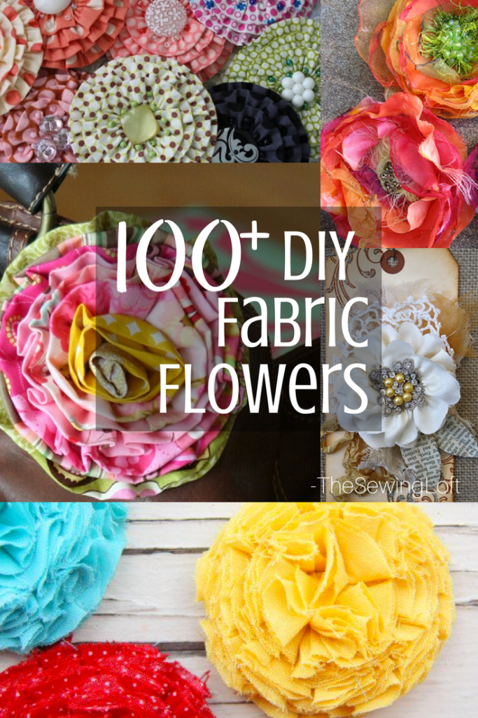 100+ DIY Fabric Flower Patterns You Can Make The Sewing Loft