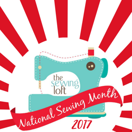 There is no better time to start sewing than during National Sewing Month and The Sewing Loft wants to help. Check out all the fun project ideas, tips and don't forget that giveaway.