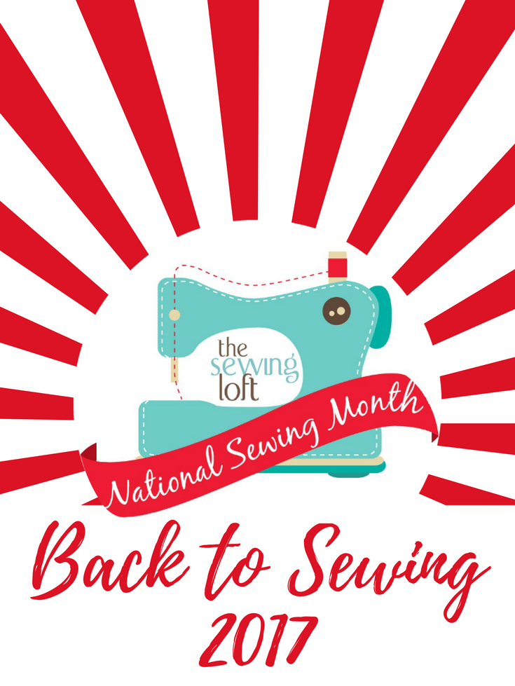 There is no better time to start sewing than during National Sewing Month and The Sewing Loft wants to help. Check out all the fun project ideas, tips and don't forget that giveaway.  