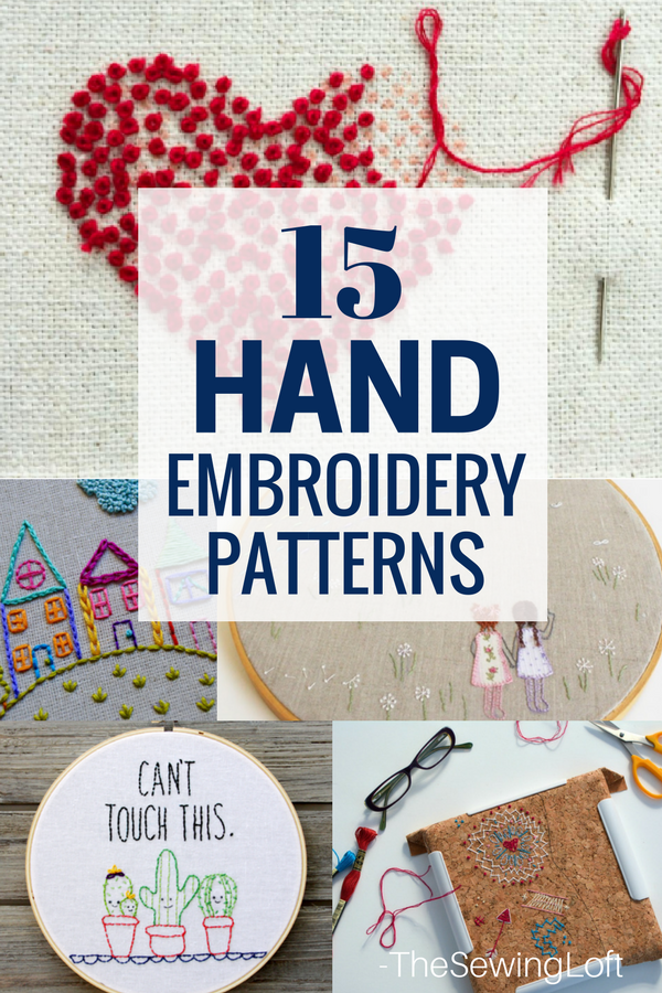 Hand Embroidery Transfer Patterns - Stitched Modern