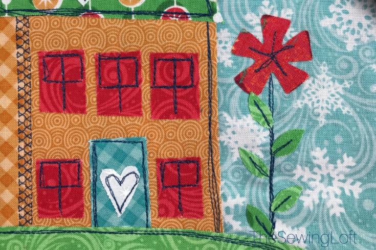 Join me and a few friends for the I love home quilt along. Each block offers a fun applique design for you to stitch out. 