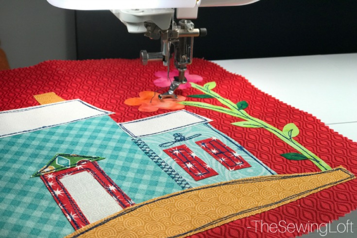 Join me and a few friends for the I love home quilt along. Each block offers a fun applique design for you to stitch out. 