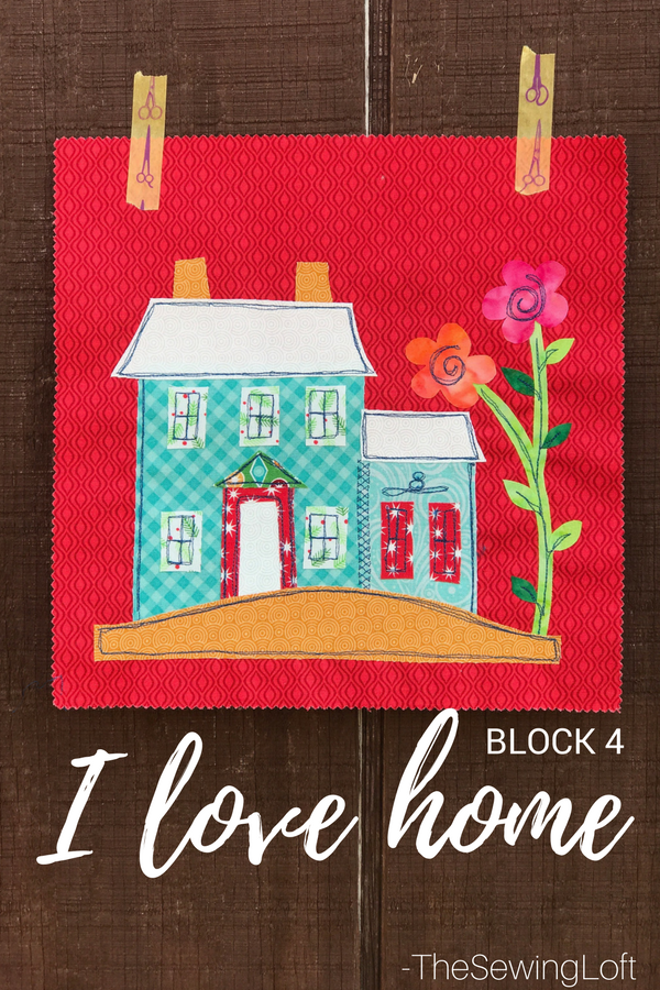 Join me and a few friends for the I love home quilt along. Each block offers a fun applique design for you to stitch out. 