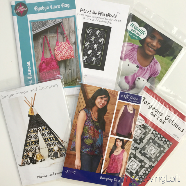 'Tis the season and it is better to give than receive. Today's giveaway gift is packed with sewing inspiration. Be sure to see all of the prize packages being offered during The Sewing Loft's 12 Days of Giving. Over $1200 in prizes.