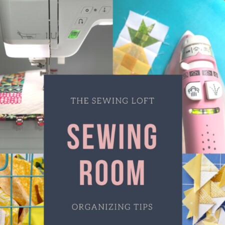 Easy tips to keep your sewing space organized.