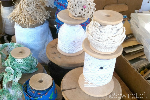 Spools of Vintage Trim