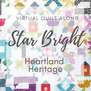 The Star Bright block from Heartland Heritage is so easy to make and perfect for practicing HST's. Learn easy tips to ensure sewing success.