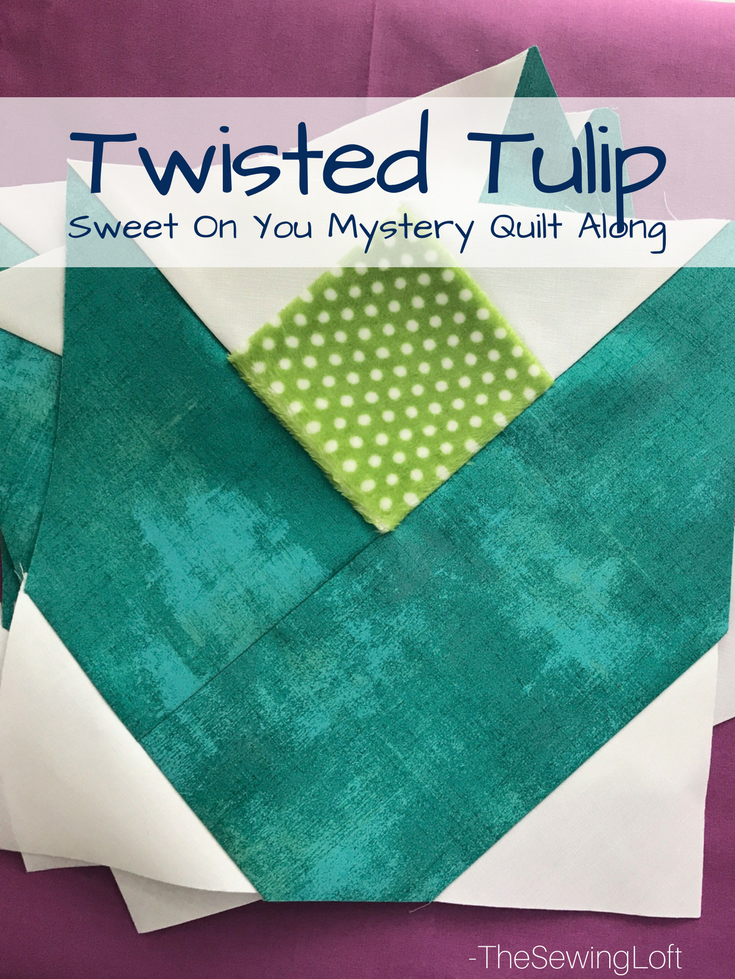 Twisted Tulip | 9" Finished Quilt Block