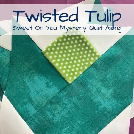Twisted Tulip | 9" Finished Quilt Block