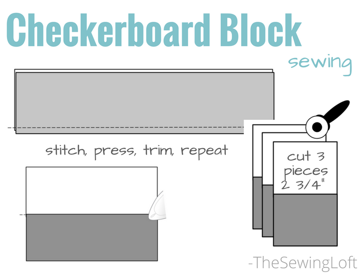 Checkerboard block sewing | Sweet On You