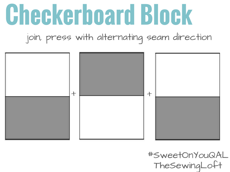 Checkerboard block sewing | Sweet On You