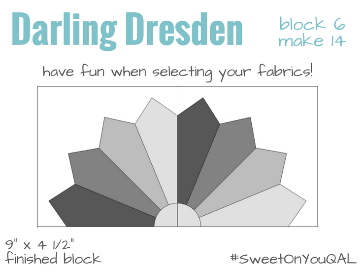 Darling Dresden Block | Free Quilt Block Pattern 