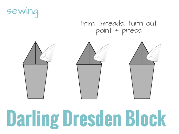 Darling Dresden Sewing Instructions | Free Quilt Block