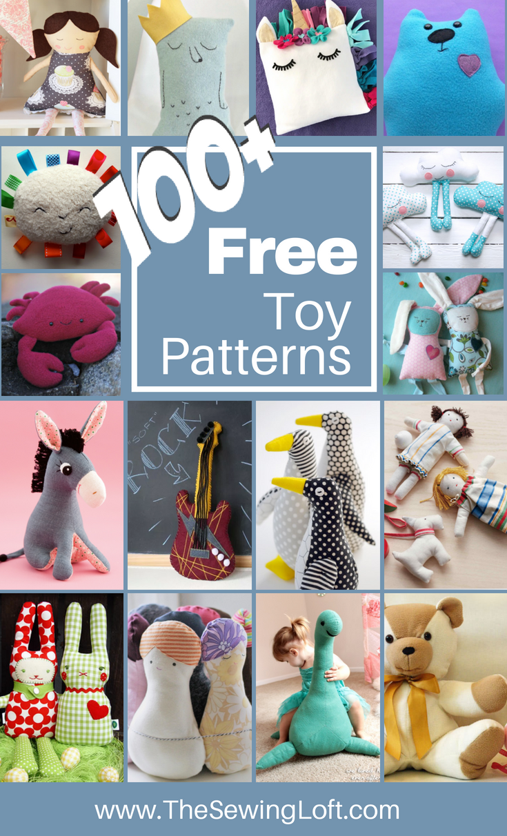 free stuffed animal sewing patterns