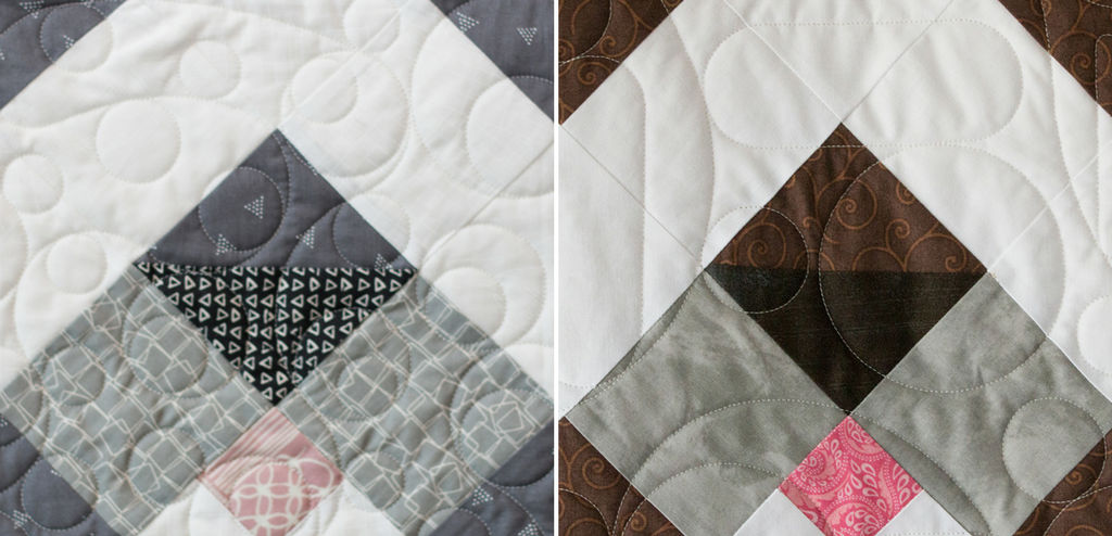 Grab your left over fabric scraps and stitch up a few cute Puppy Love quilt blocks. The block finishes 9" square and is from the Heartland Heritage quilt pattern.