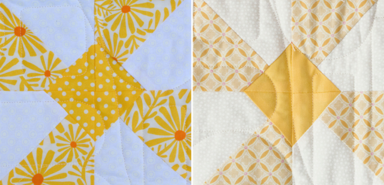 Sunshine quilt block from Heartland Heritage. 