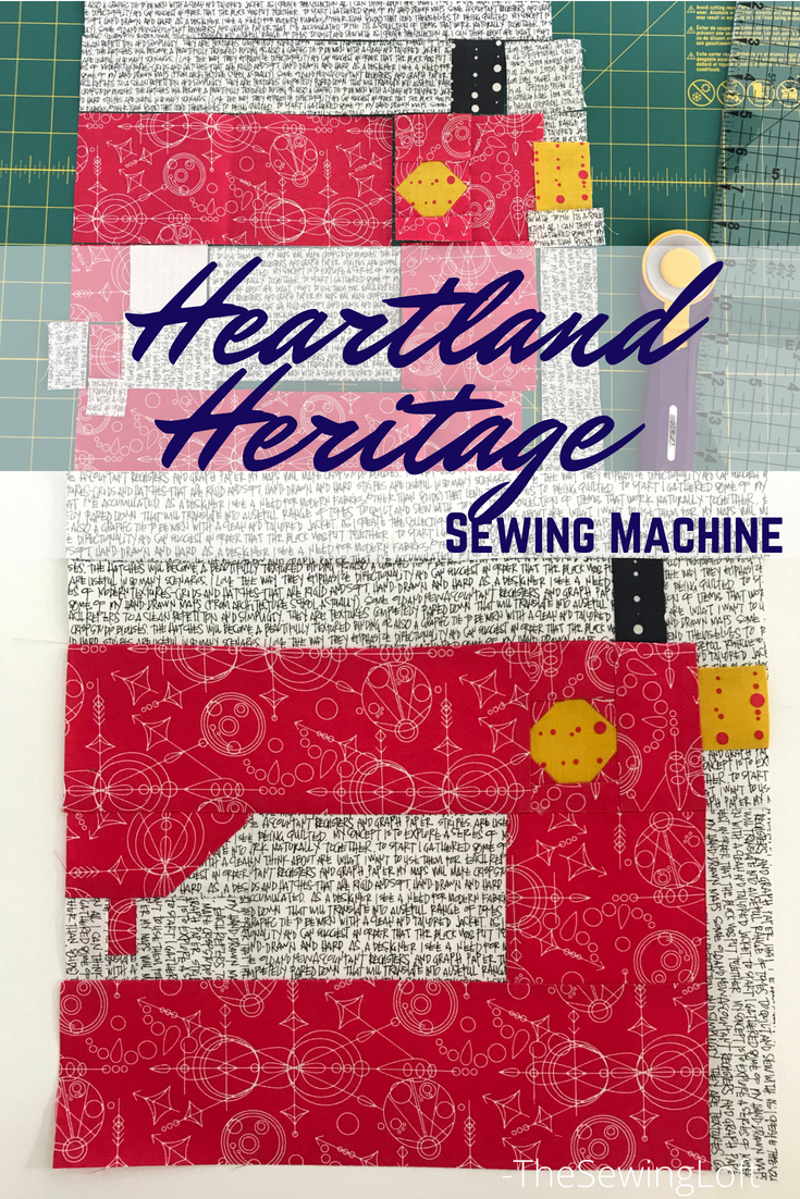 Sewing Machine Quilt Block | Heartland Heritage