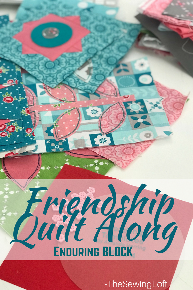 Love the way the blocks are coming together on the Friendship Quilt Along. This free pattern is perfect for growing your skills at the machine. 
