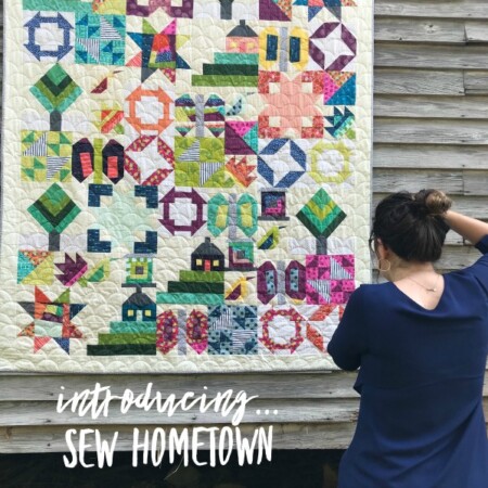 It's time to reveal the 2019 Calendar for Inspiring Stitches. The Sew Hometown quilt pattern is playful, fun to stitch and perfect for scraps.
