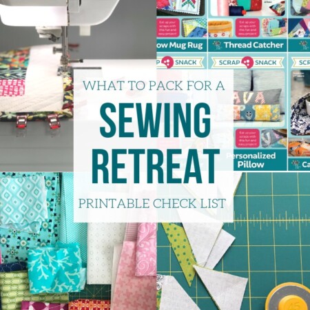 Don't stress about packing for your next sewing or quilting retreat. Instead, print off this packing list and start the prep work.