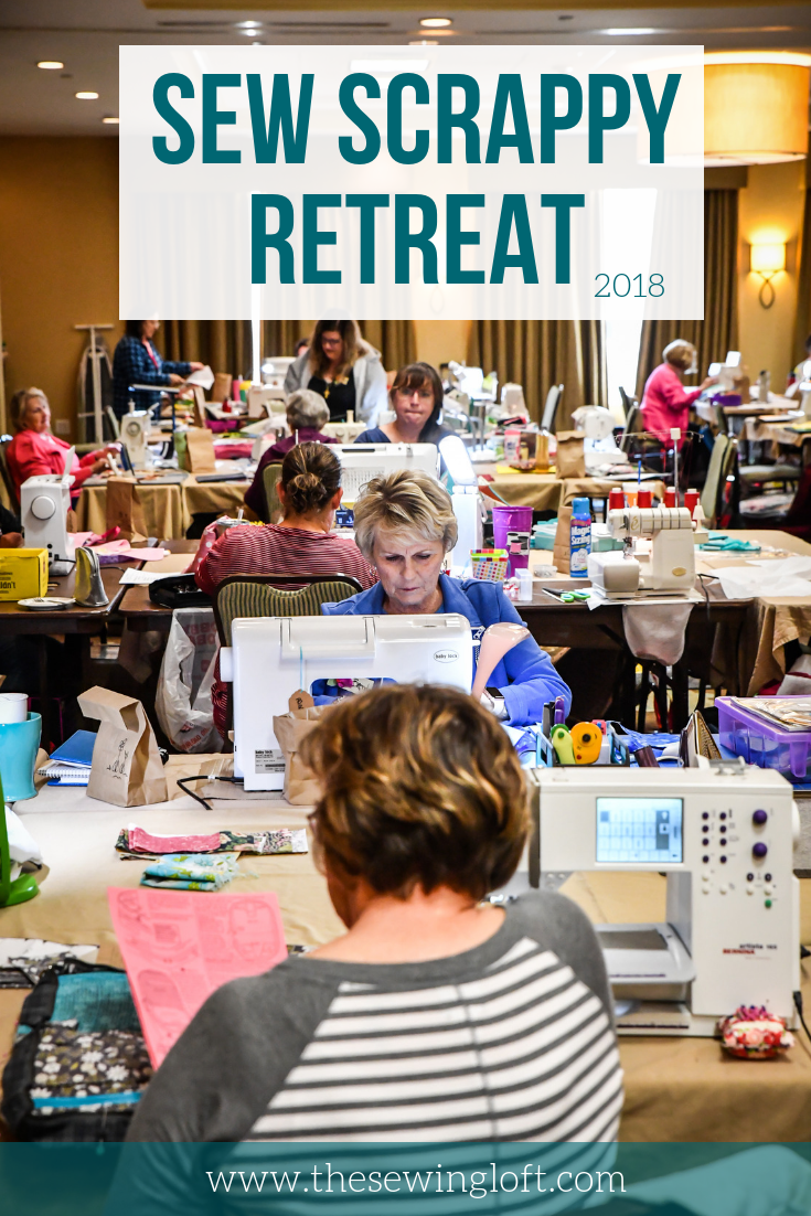 Sew Scrappy Sewing Retreat was a blast! From making new friends to sewing the night away, It was more than I imagined! Can not wait for the next one. 