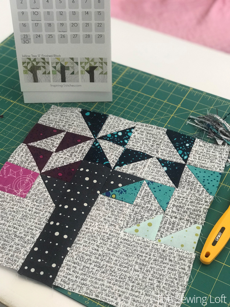 Experiment with color on your Willow Tree Quilt Block from Heartland Heritage. 