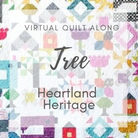 It's time for the last block in our Heartland Heritage BOM quilt along. This simple tree block is easy to make and beyond adorable.