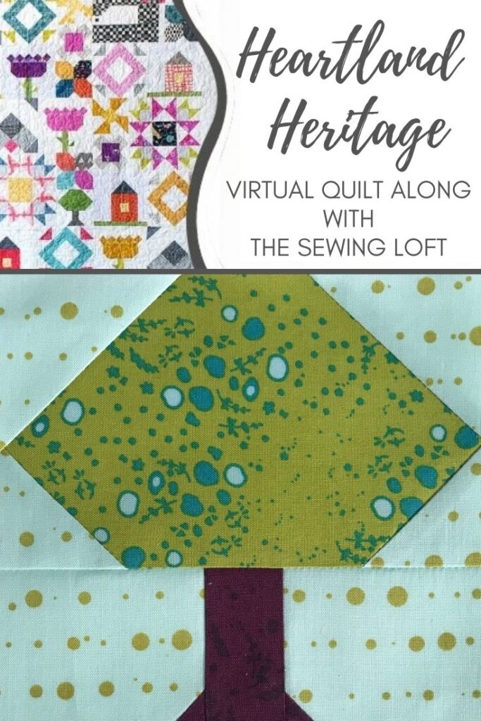 I love how these easy to make quilt blocks from Heartland Heritage create the cutest quilt top! The Tree Quilt Block is a super quick sew.  