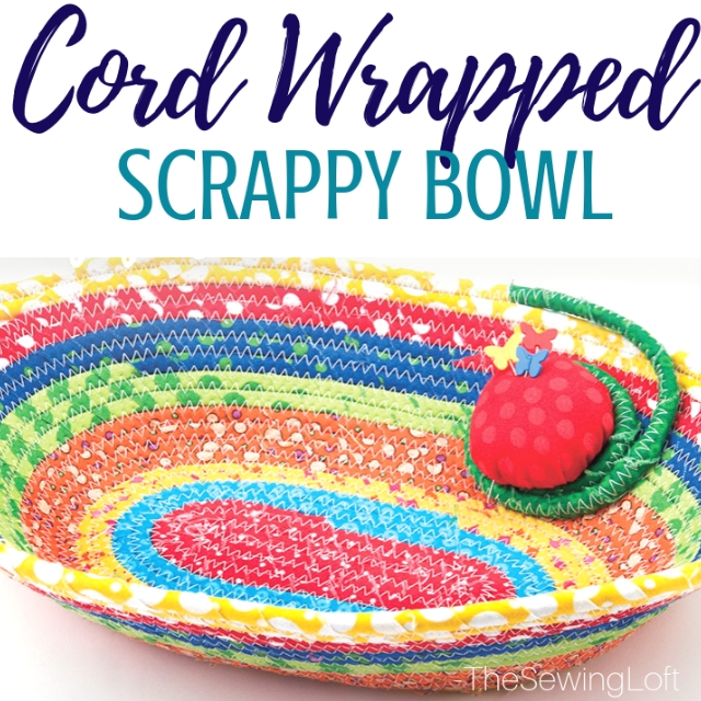 Grab your fabric scraps and join me in class for this easy it is to make fabric wrapped corded bowl. You'll learn how to create and sew the wrapped cord.