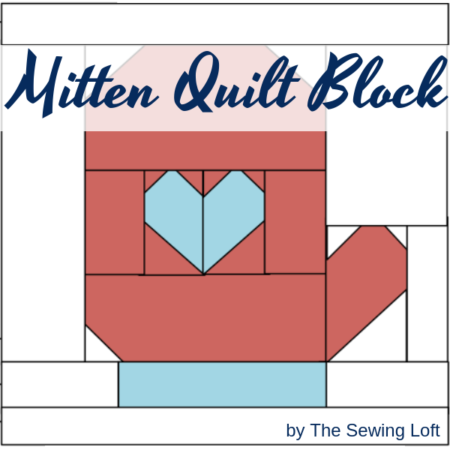 Mitten Quilt Block Pattern | The Sewing Loft