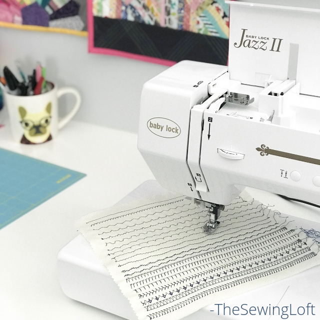 Baby lock jazz ii online quilting & sewing machine